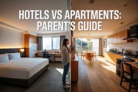 Hotels vs Apartments: 5 Factors Every Parent Must Consider